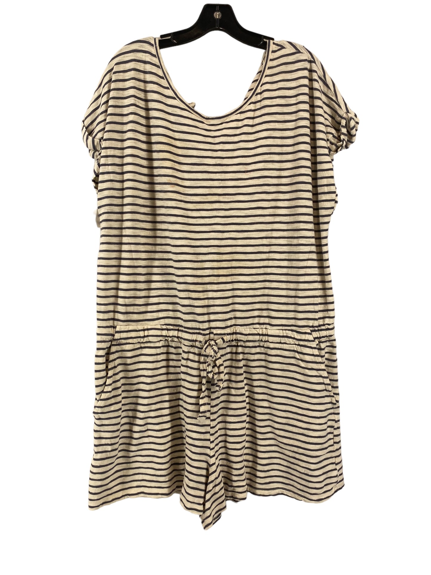 Striped Pattern Romper Time And Tru, Size Xxl