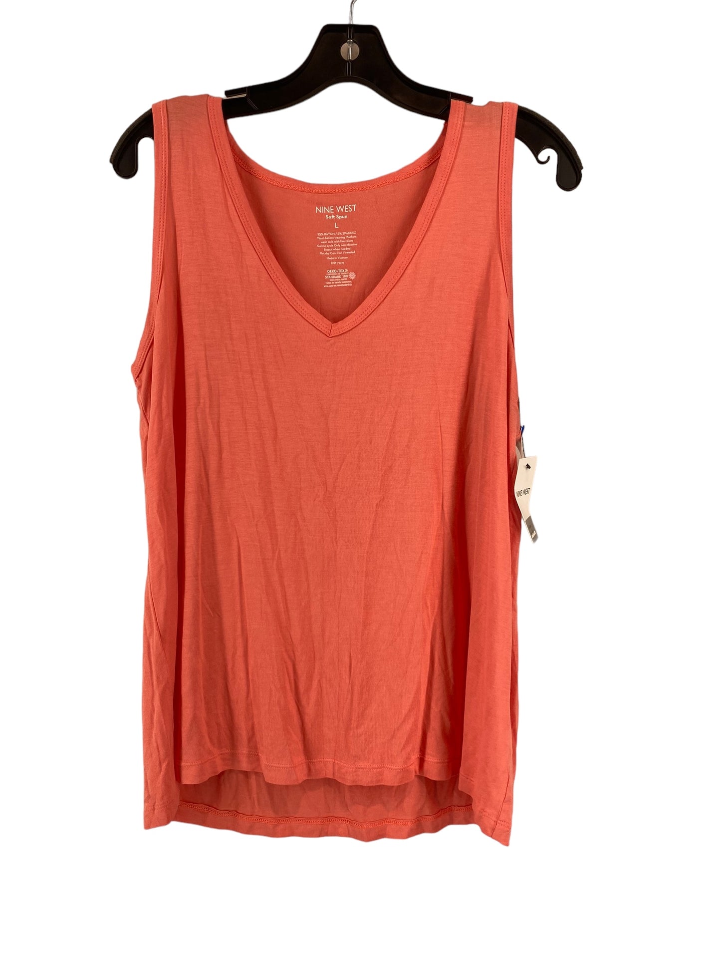 Peach Top Sleeveless Nine West, Size L