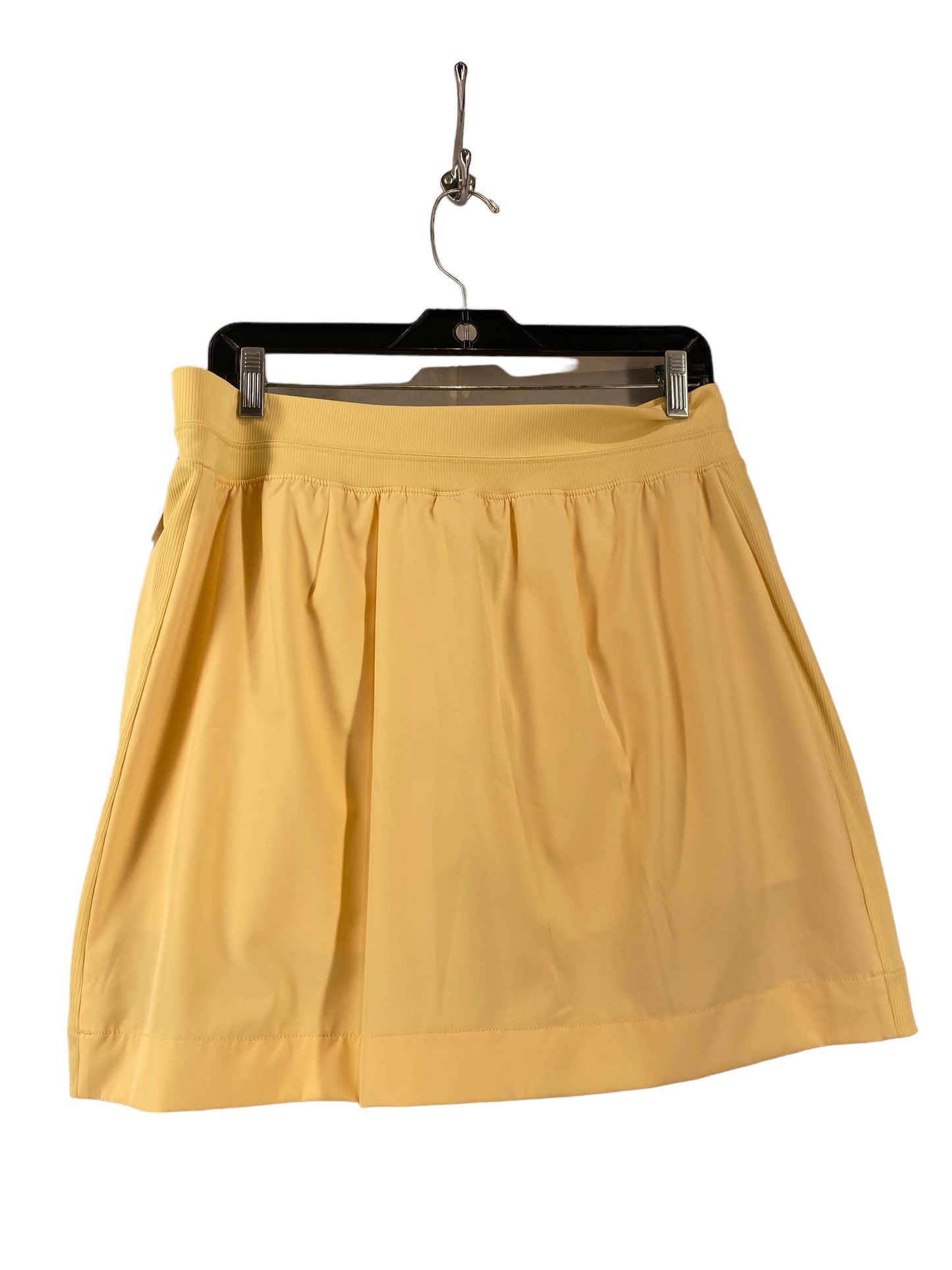 Yellow Athletic Skirt Members Mark, Size L