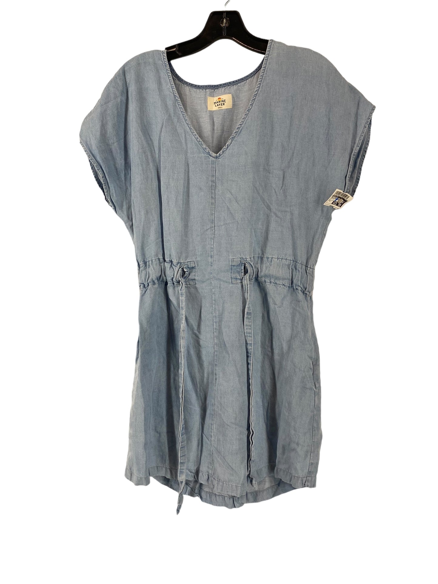 Blue Denim Dress Casual Short Marine Layer, Size S