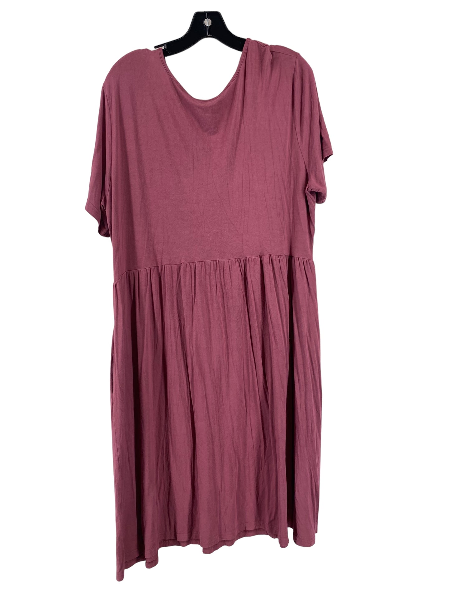 Mauve Dress Casual Short Clothes Mentor, Size 3x