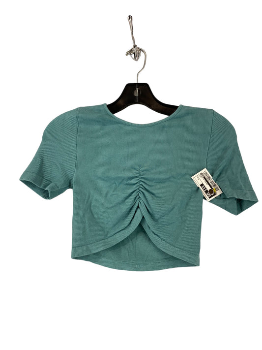 Teal Athletic Top Short Sleeve Poof, Size M