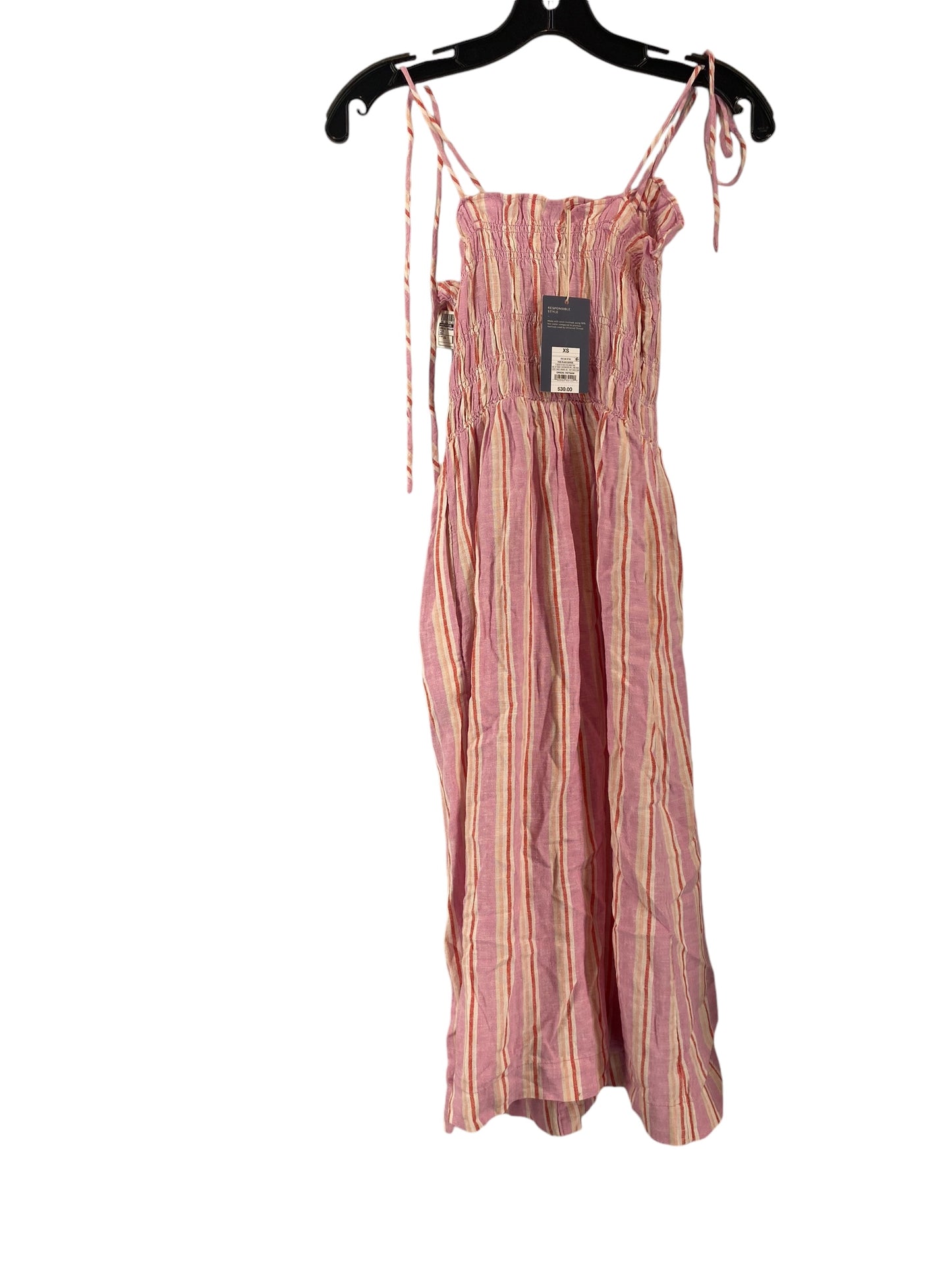 Dress Casual Midi By Universal Thread In Pink, Size: Xs