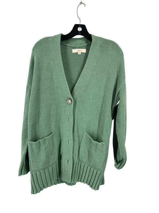 Cardigan By Loft In Green, Size: M