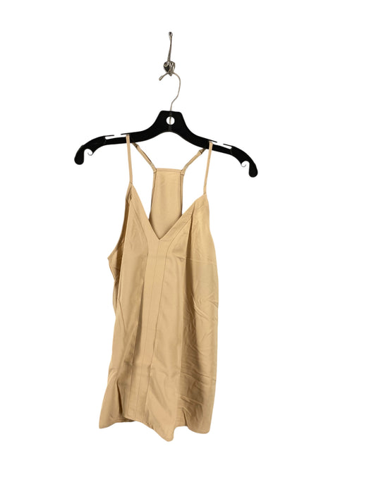 Top Cami By Clothes Mentor In Tan, Size: S