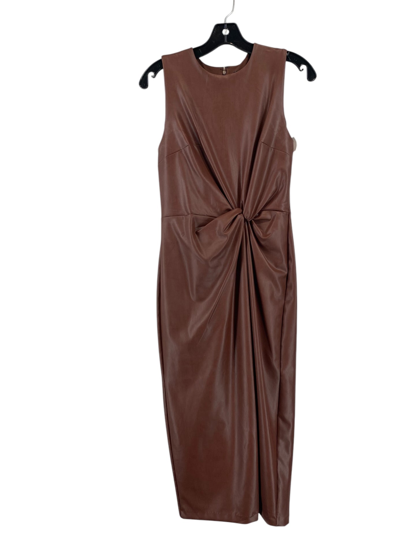 Dress Party Long By Express In Brown, Size: S