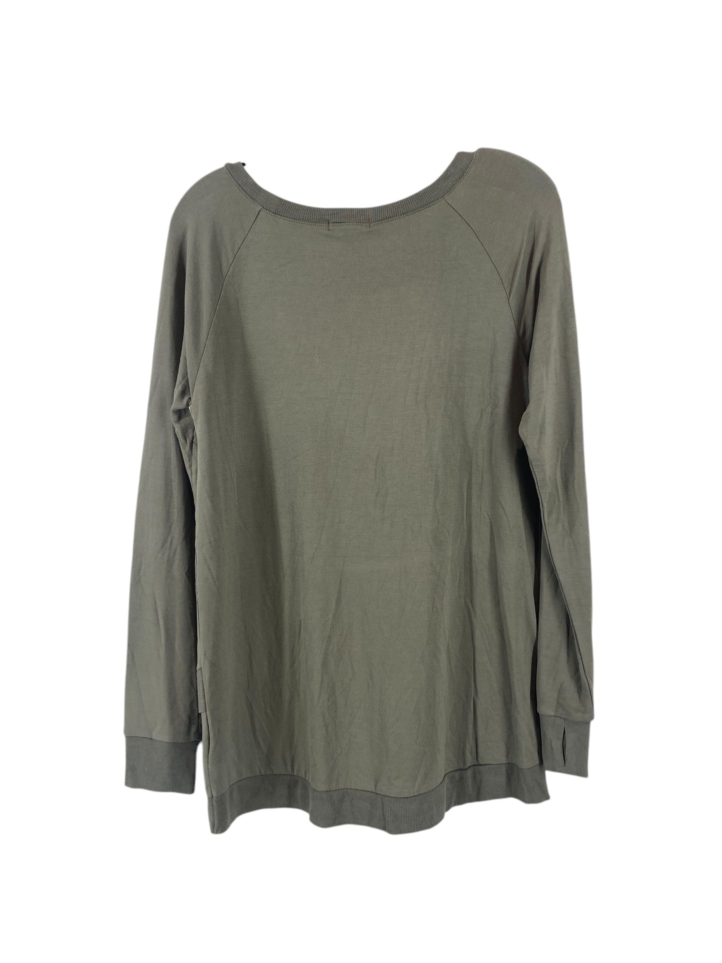 Top Long Sleeve By Threads 4 Thought In Green, Size: S