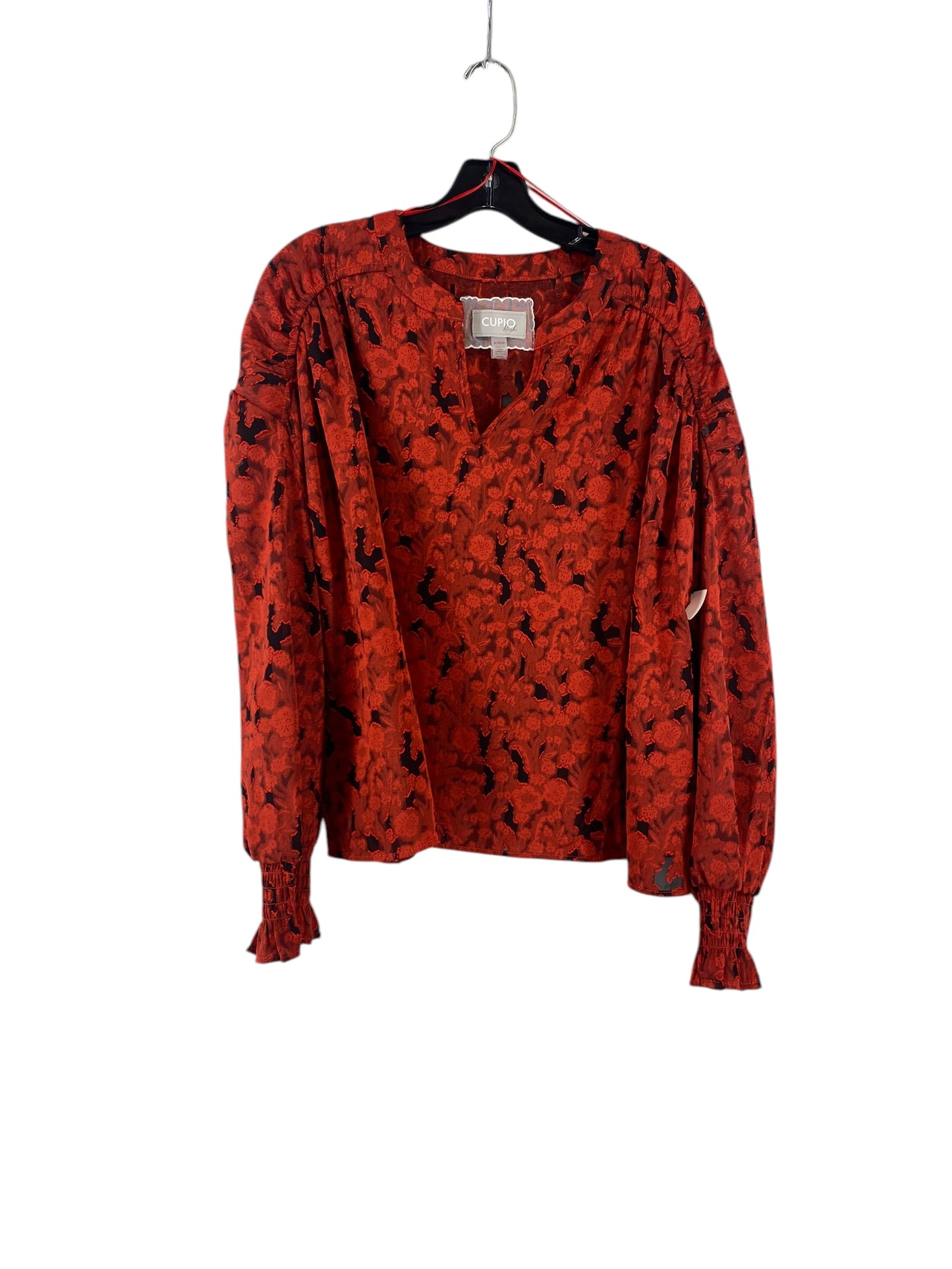 Top Long Sleeve By Cupio In Red, Size: Xl