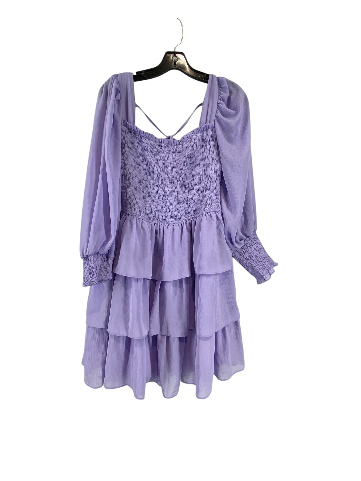 Dress Casual Short By Clothes Mentor In Purple, Size: Xl