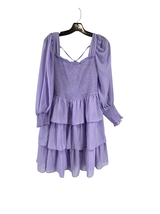 Dress Casual Short By Clothes Mentor In Purple, Size: Xl