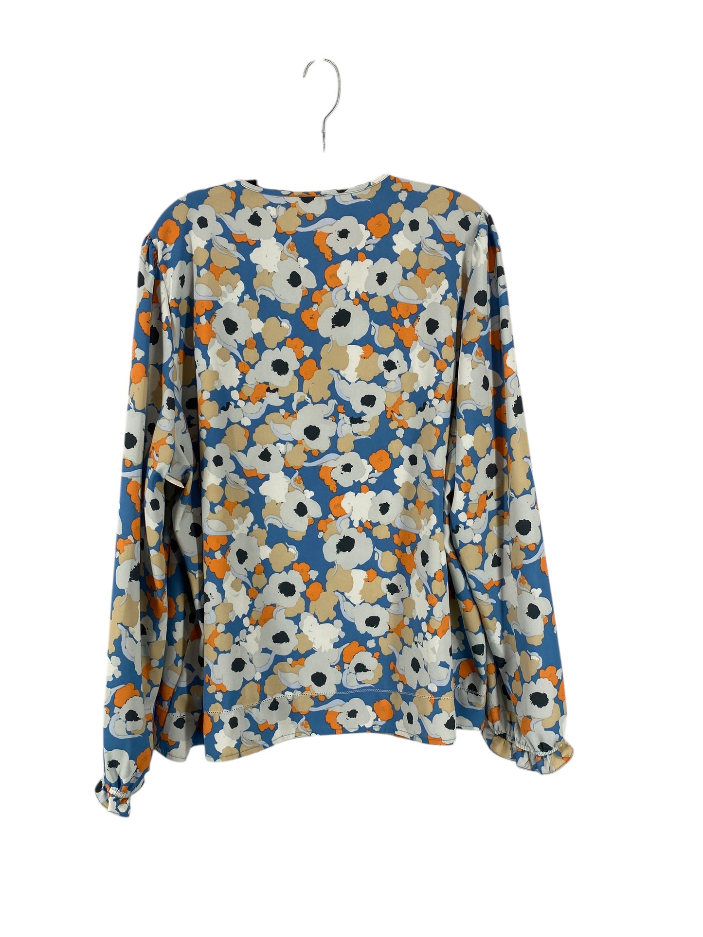 Top Long Sleeve By Joie In Floral Print, Size: Xl