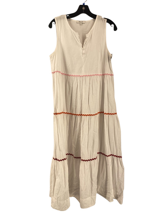 Dress Casual Midi By Madewell In White, Size: M