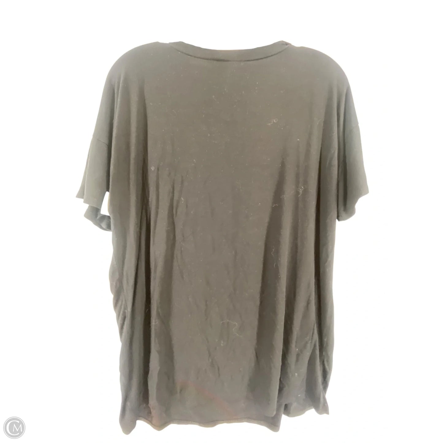 Top Short Sleeve Basic By Sew In Love In Black, Size: M