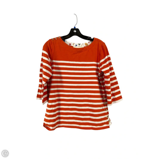 Top Long Sleeve By Maeve In Orange, Size: M