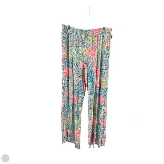 Pants Designer By Lilly Pulitzer In Tropical Print, Size: L