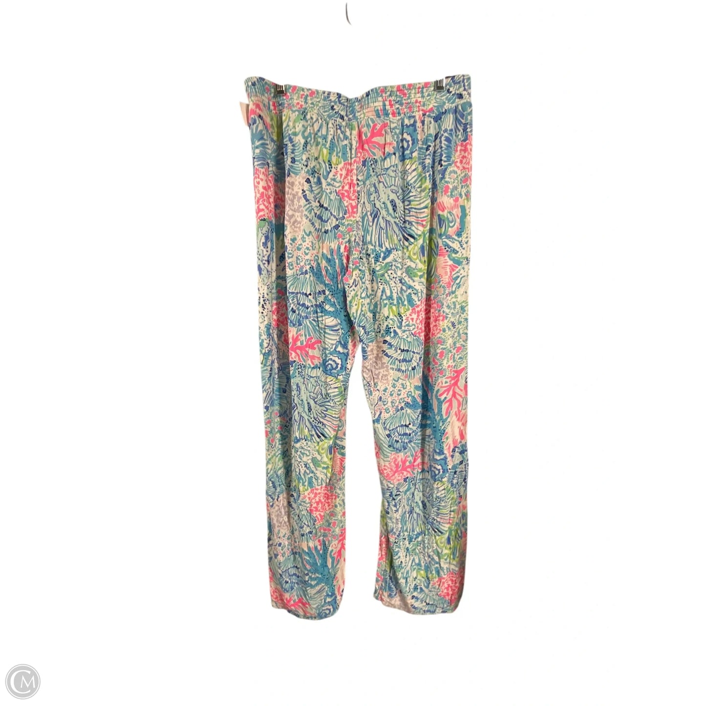 Pants Designer By Lilly Pulitzer In Tropical Print, Size: L