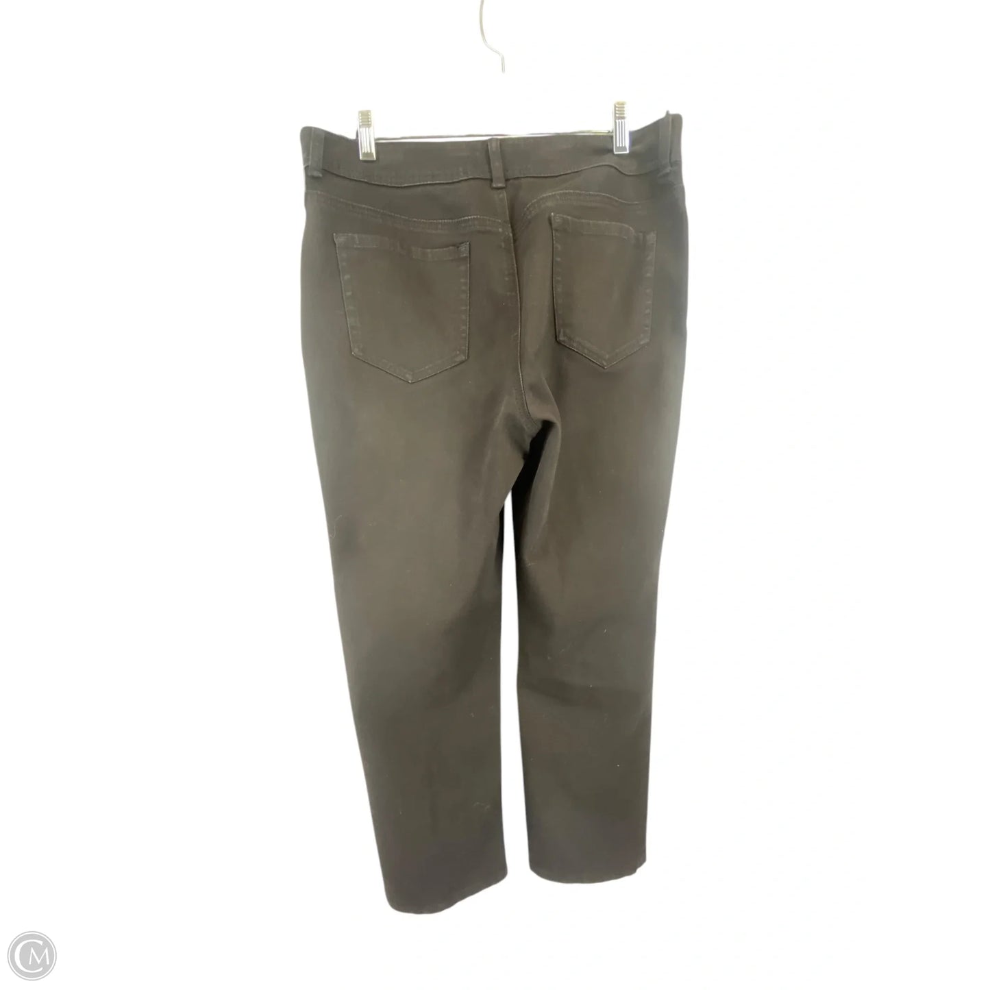 Jeans Cropped By Chicos In Black Denim, Size: 10