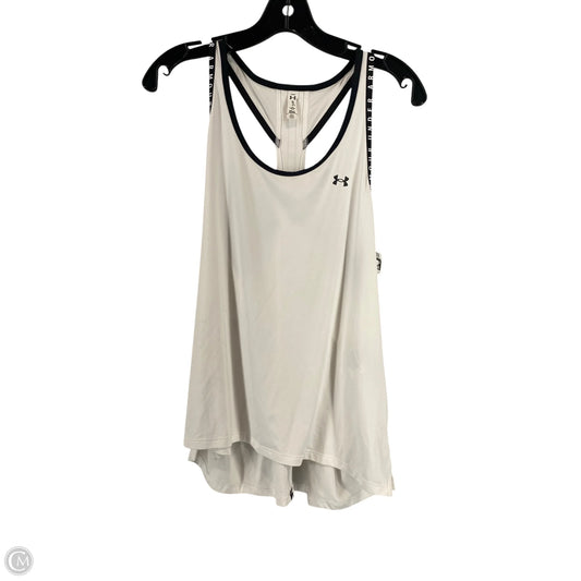 Athletic Tank Top By Under Armour In White, Size: L