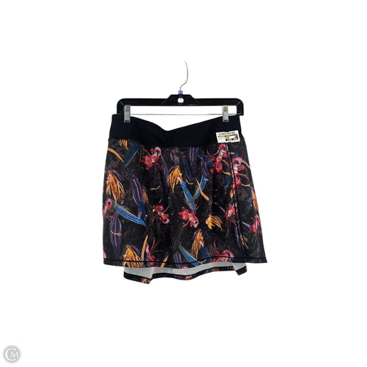Athletic Skirt By Lululemon In Floral Print, Size: 8