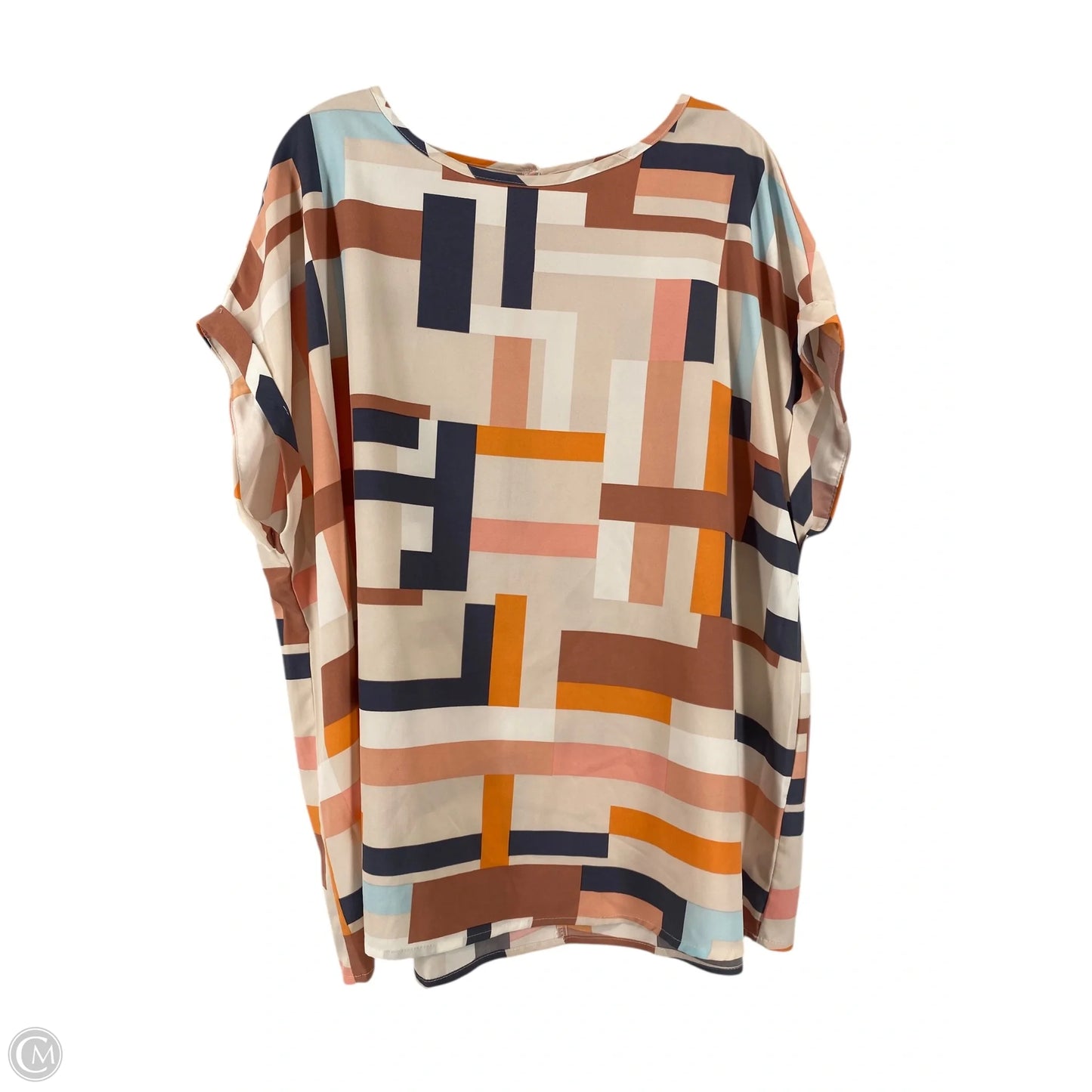 Top Sleeveless By Shein In Multi-colored, Size: 3x