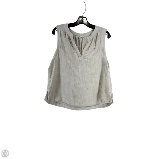 Top Sleeveless By Lucky Brand In Cream, Size: M