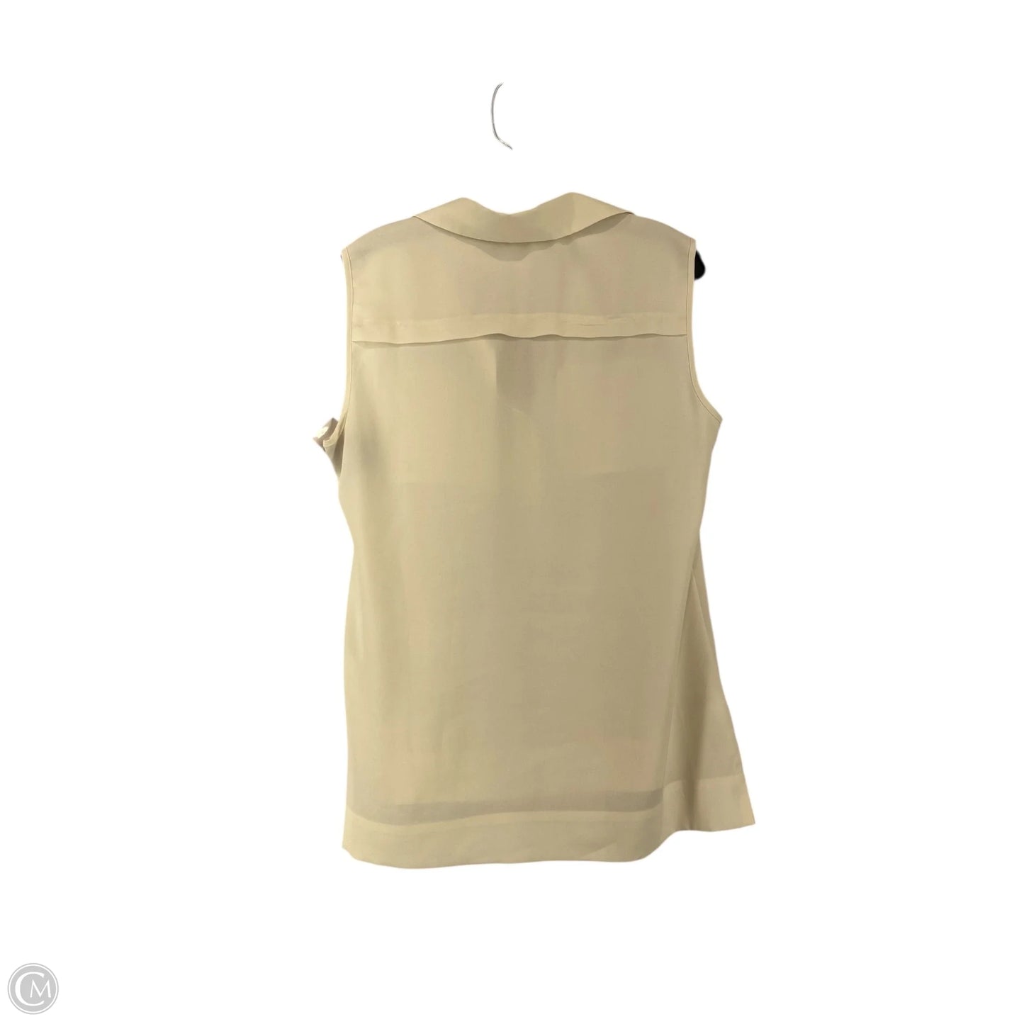 Top Sleeveless By Ann Taylor In Cream, Size: M