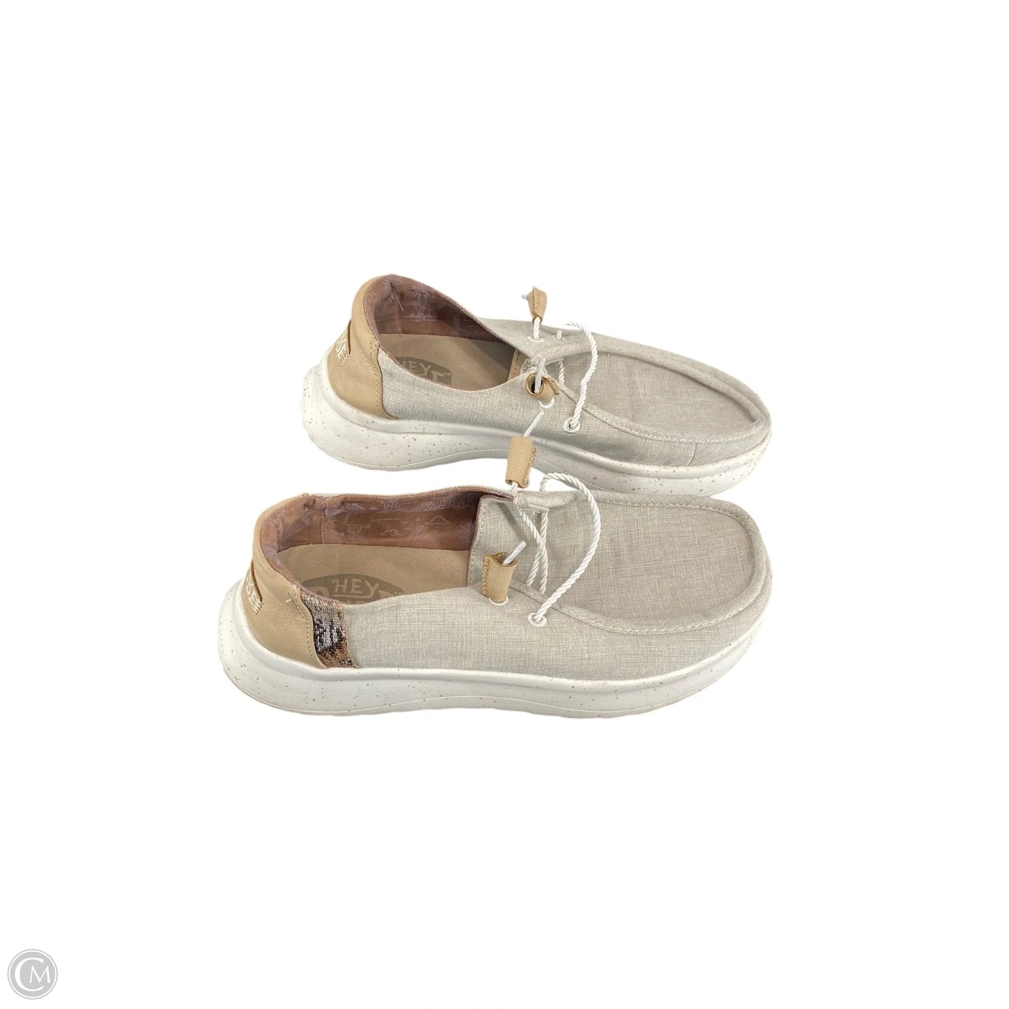 Shoes Flats By Hey Dude In Tan, Size: 9