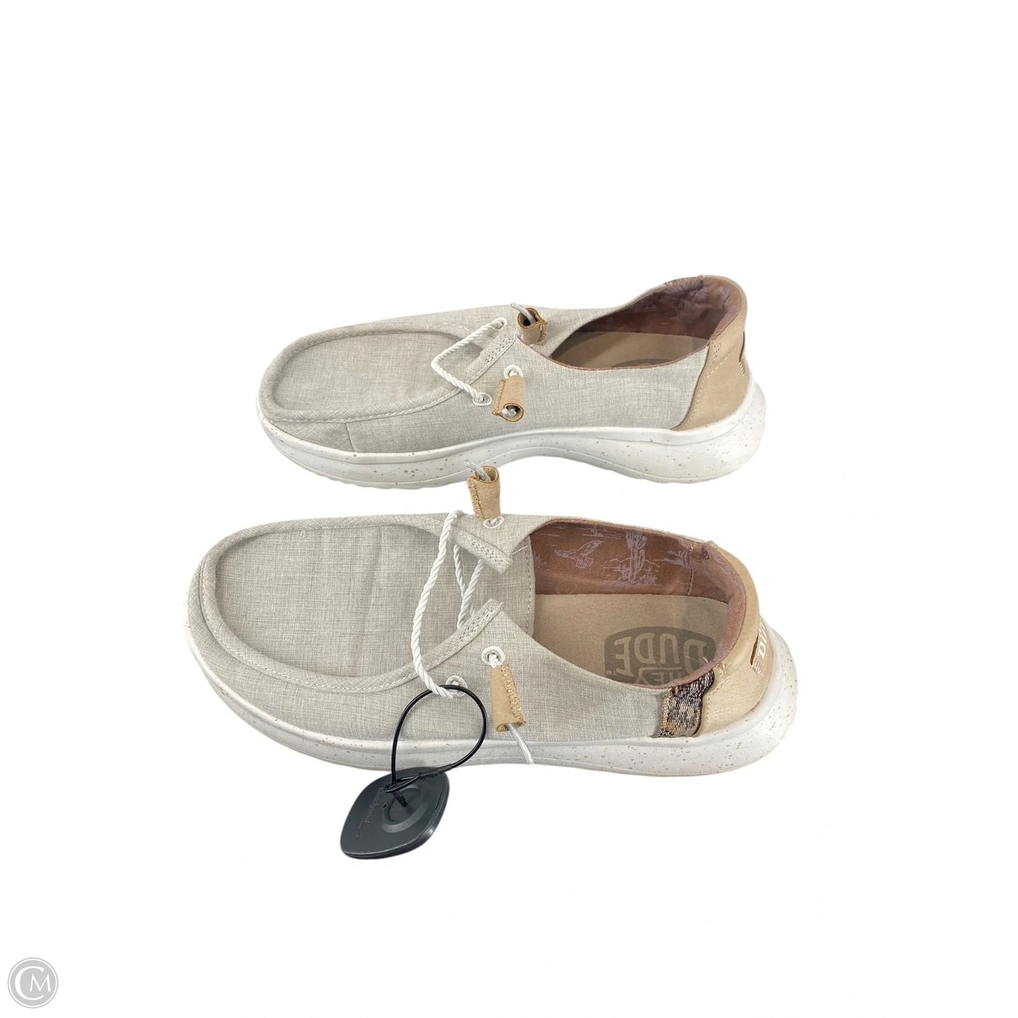 Shoes Flats By Hey Dude In Tan, Size: 9
