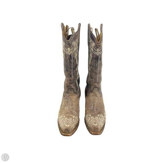 Boots Western By Corral In Brown, Size: 8