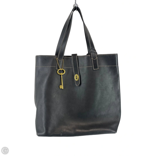 Tote Leather By Fossil, Size: Large