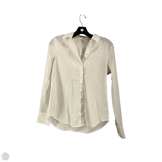 Top Long Sleeve By Worthington In White, Size: Xs