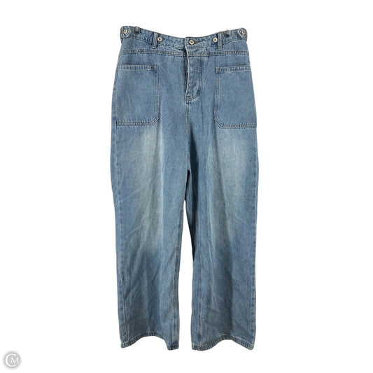 Jeans Straight By Cmc In Blue Denim, Size: 12