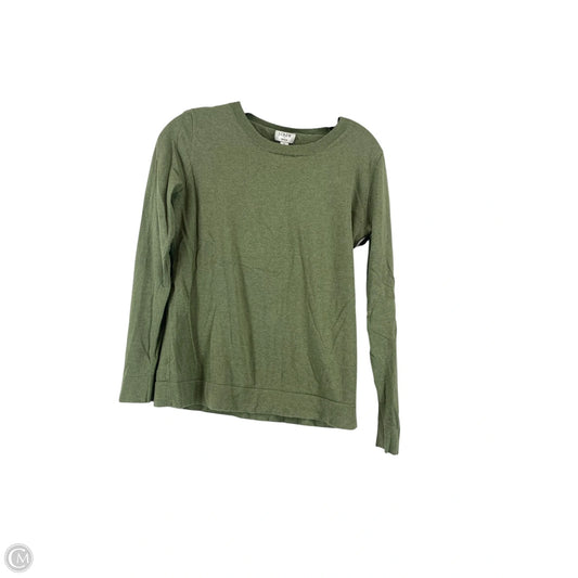 Top Long Sleeve By J. Crew In Green, Size: S