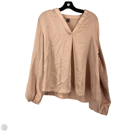 Top Long Sleeve By Shein In Pink, Size: Xl