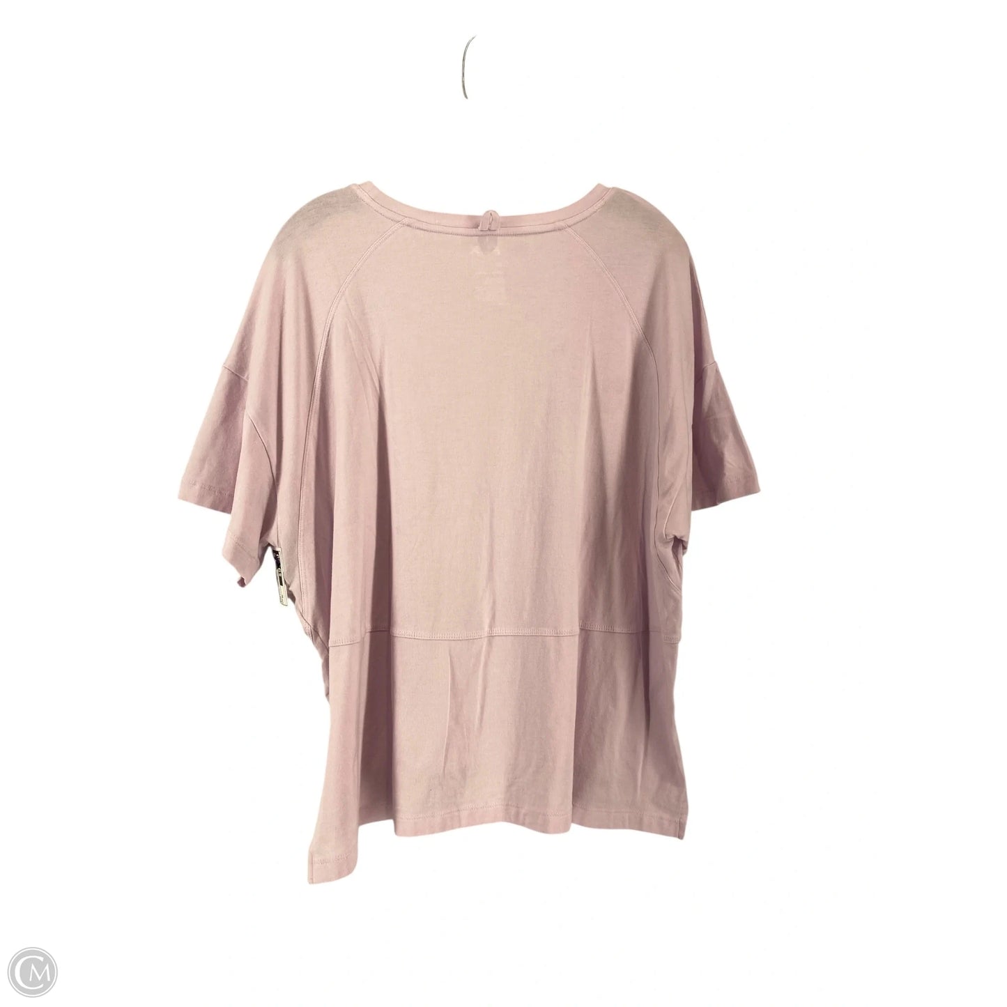 Athletic Top Short Sleeve By Flx In Pink, Size: Xl