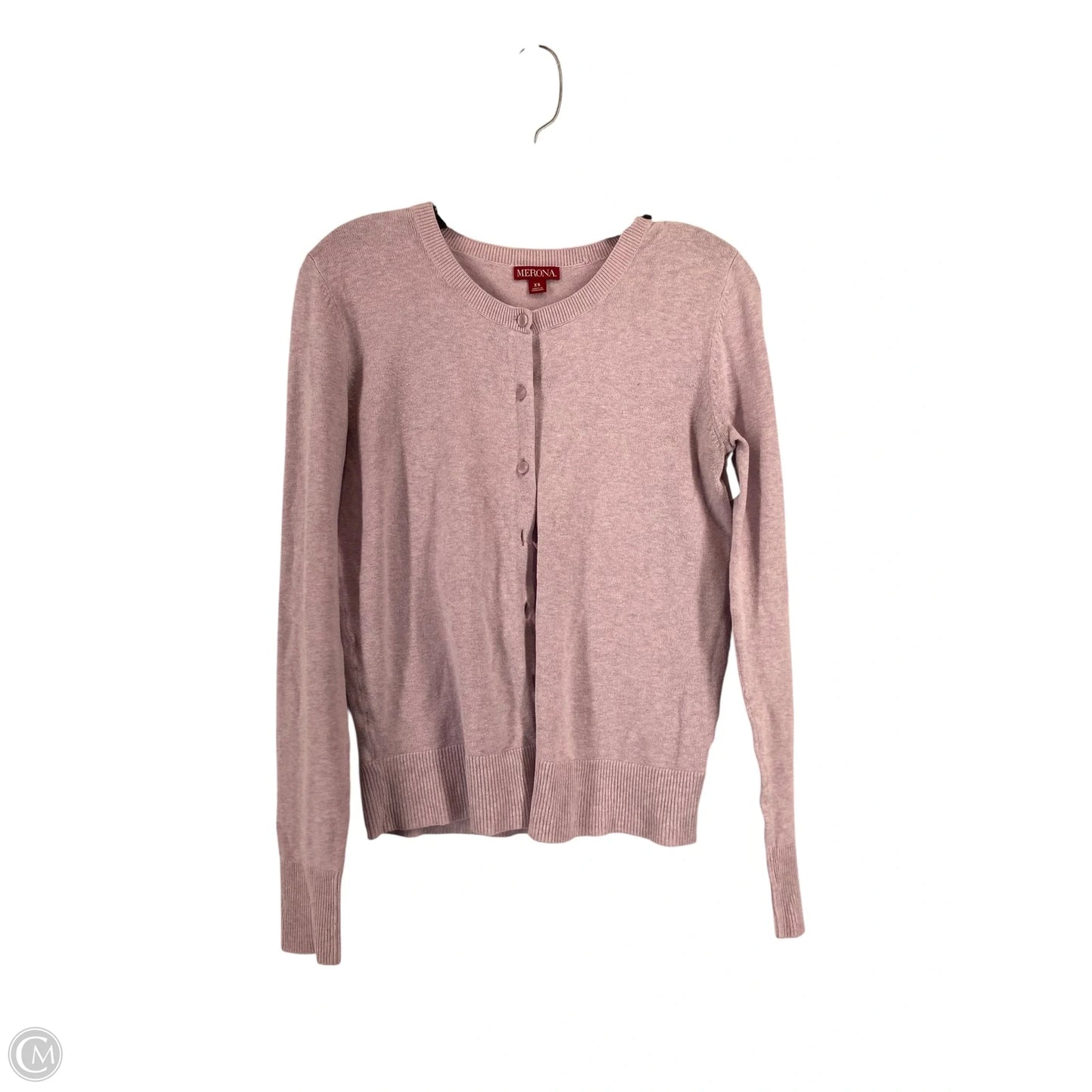 Cardigan By Merona In Purple, Size: Xs