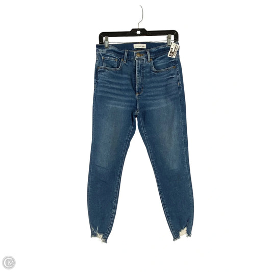 Jeans Skinny By Loft In Blue Denim, Size: 6