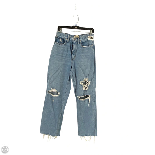 Jeans Straight By Madewell In Blue Denim, Size: 6