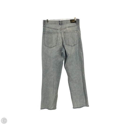 Jeans Straight By Express In Blue Denim, Size: 6