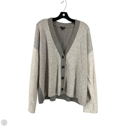 Cardigan By Talbots In Grey, Size: Xl
