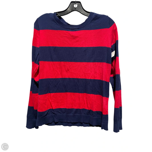 Top Long Sleeve By J. Crew In Striped Pattern, Size: S