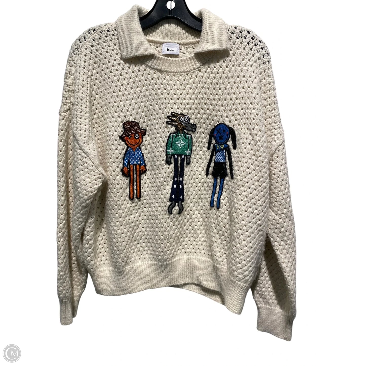 Sweater By Cmc In Cream, Size: S