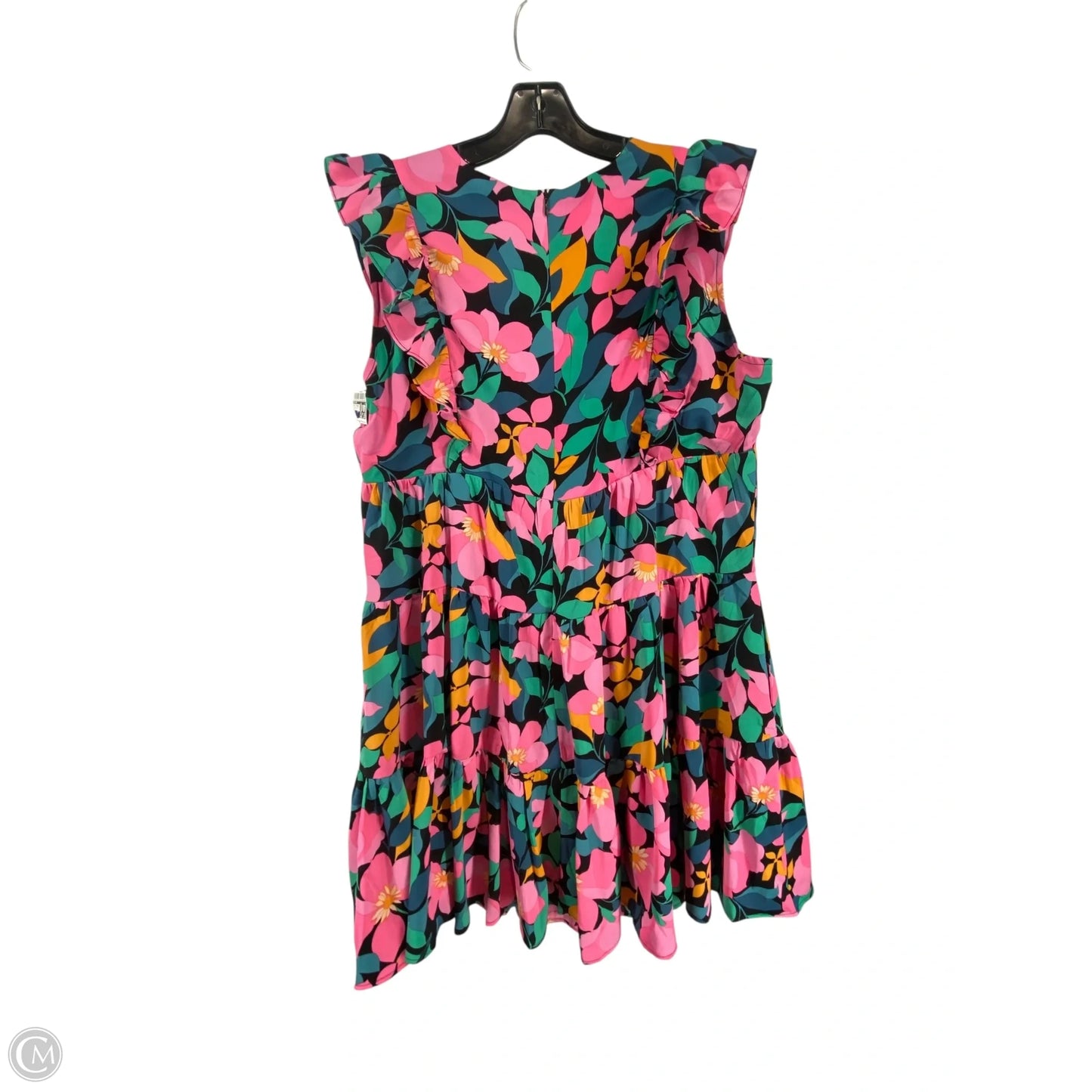 Dress Casual Short By Ee Some In Floral Print, Size: L