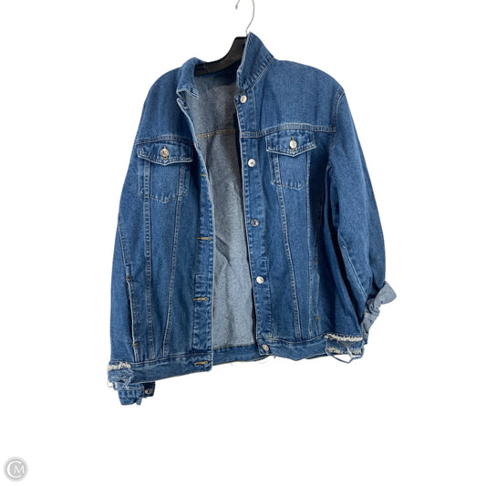 Jacket Denim By Cmc In Blue Denim, Size: L