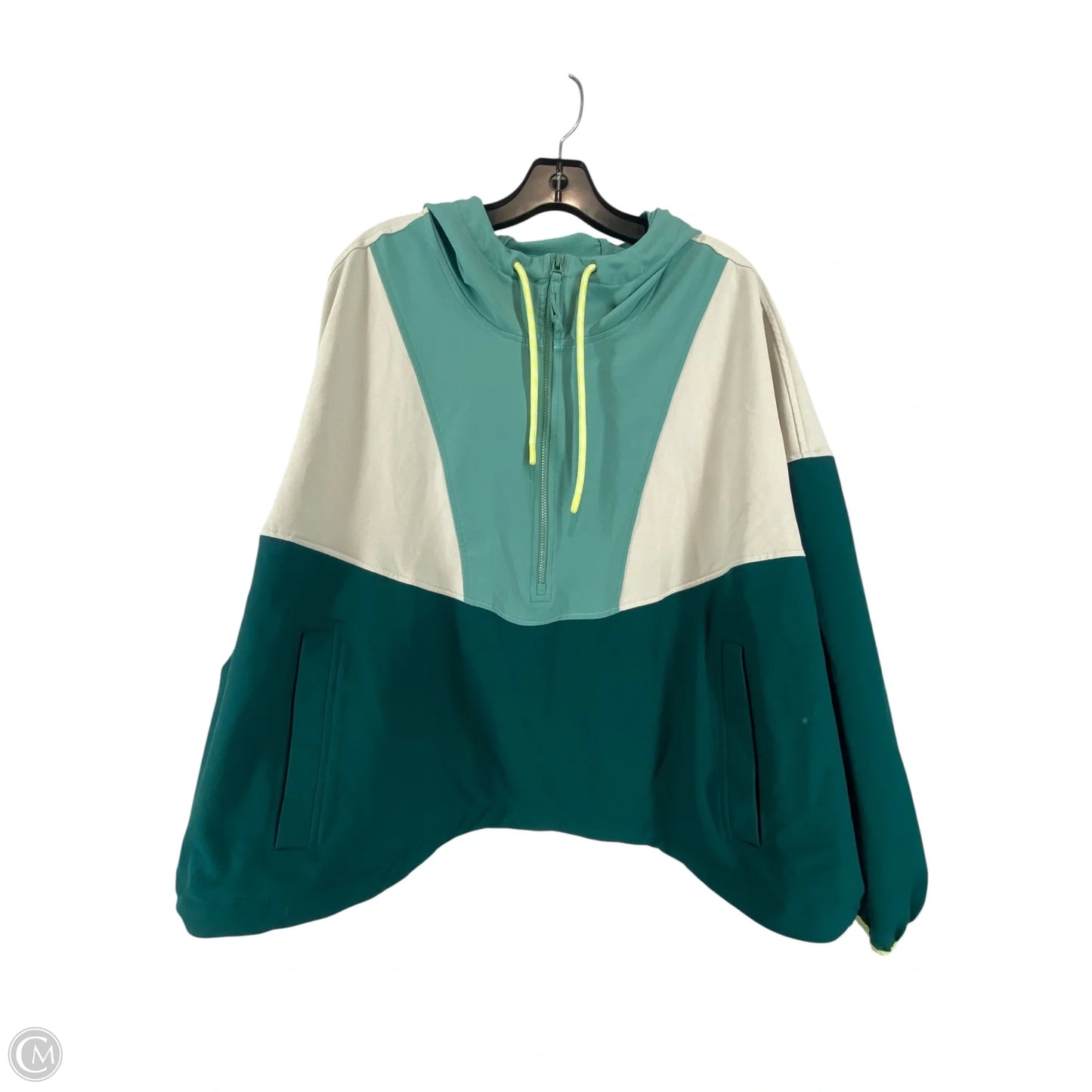 Athletic Jacket By Old Navy In Green, Size: 3x