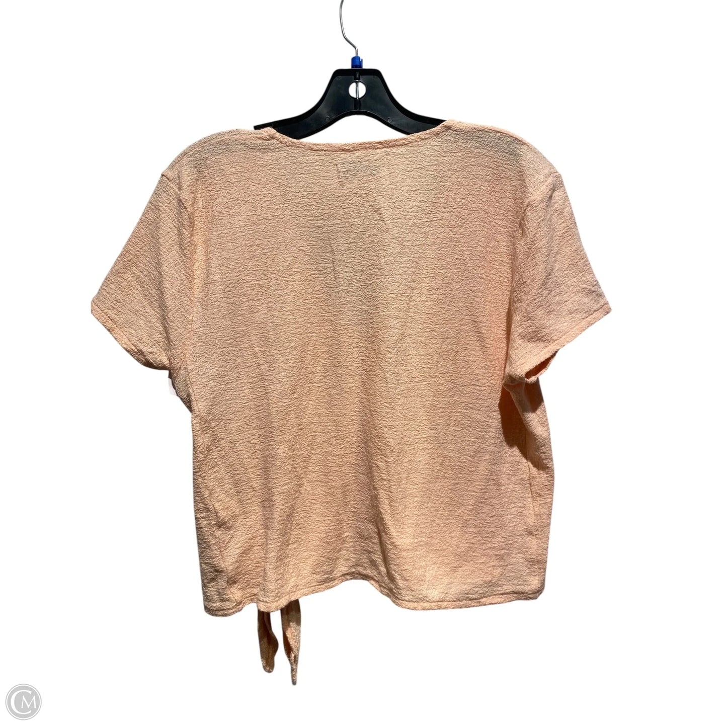 Top Short Sleeve By Madewell In Orange, Size: M