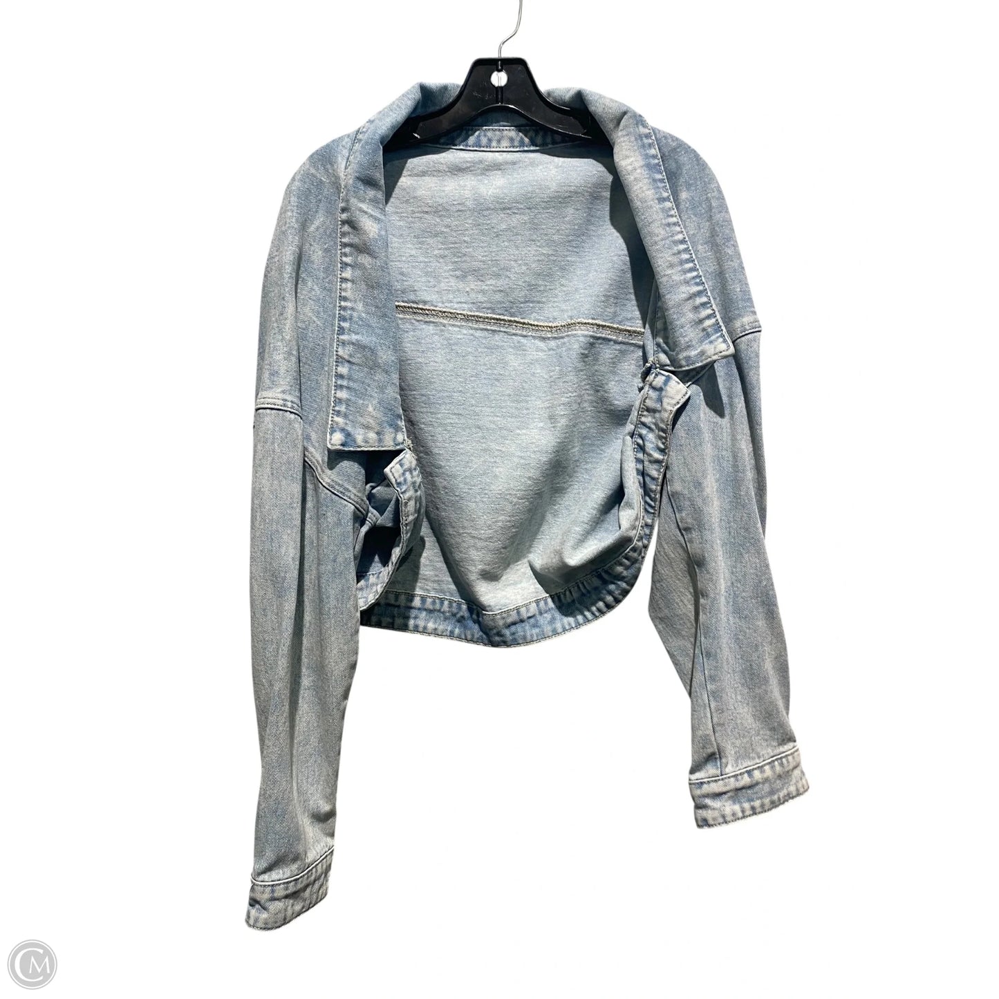 Jacket Denim By Shein In Blue Denim, Size: Xl