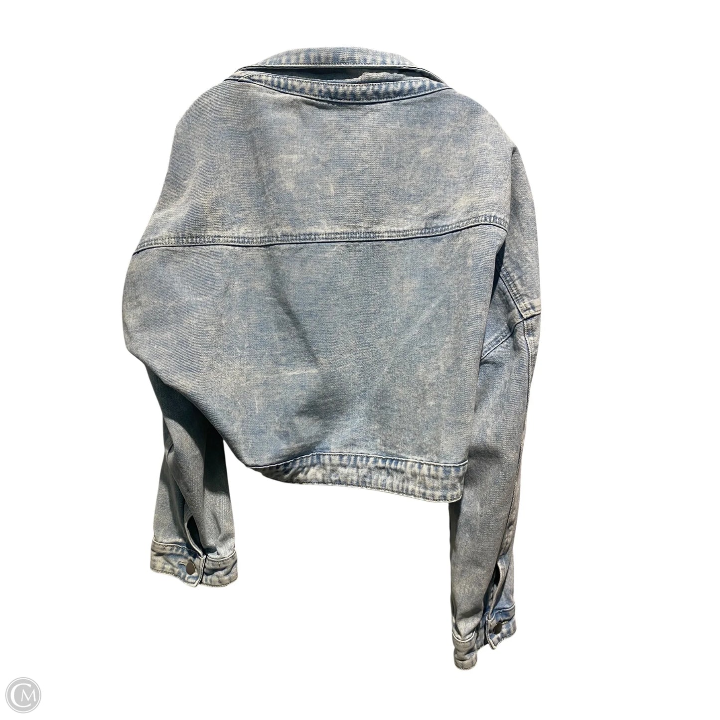 Jacket Denim By Shein In Blue Denim, Size: Xl