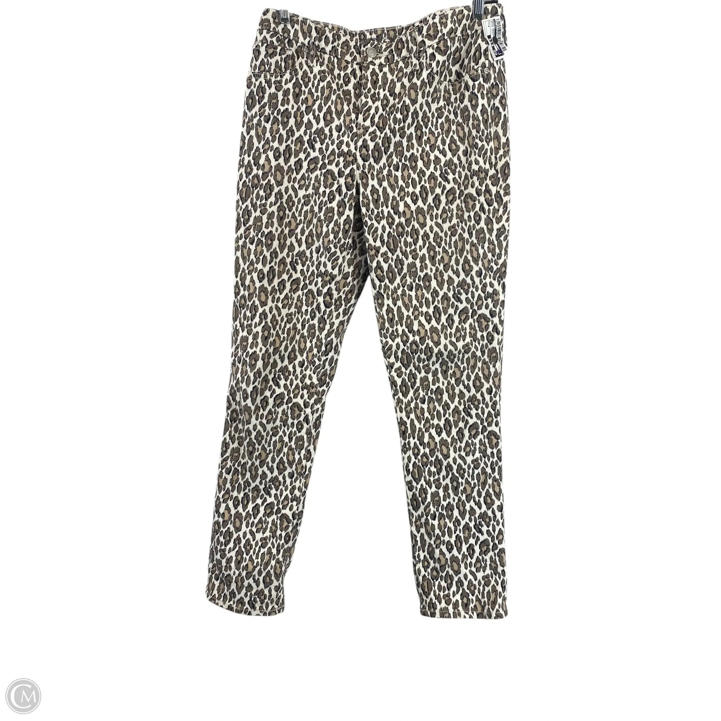 Pants Cropped By Chicos In Animal Print, Size: 4