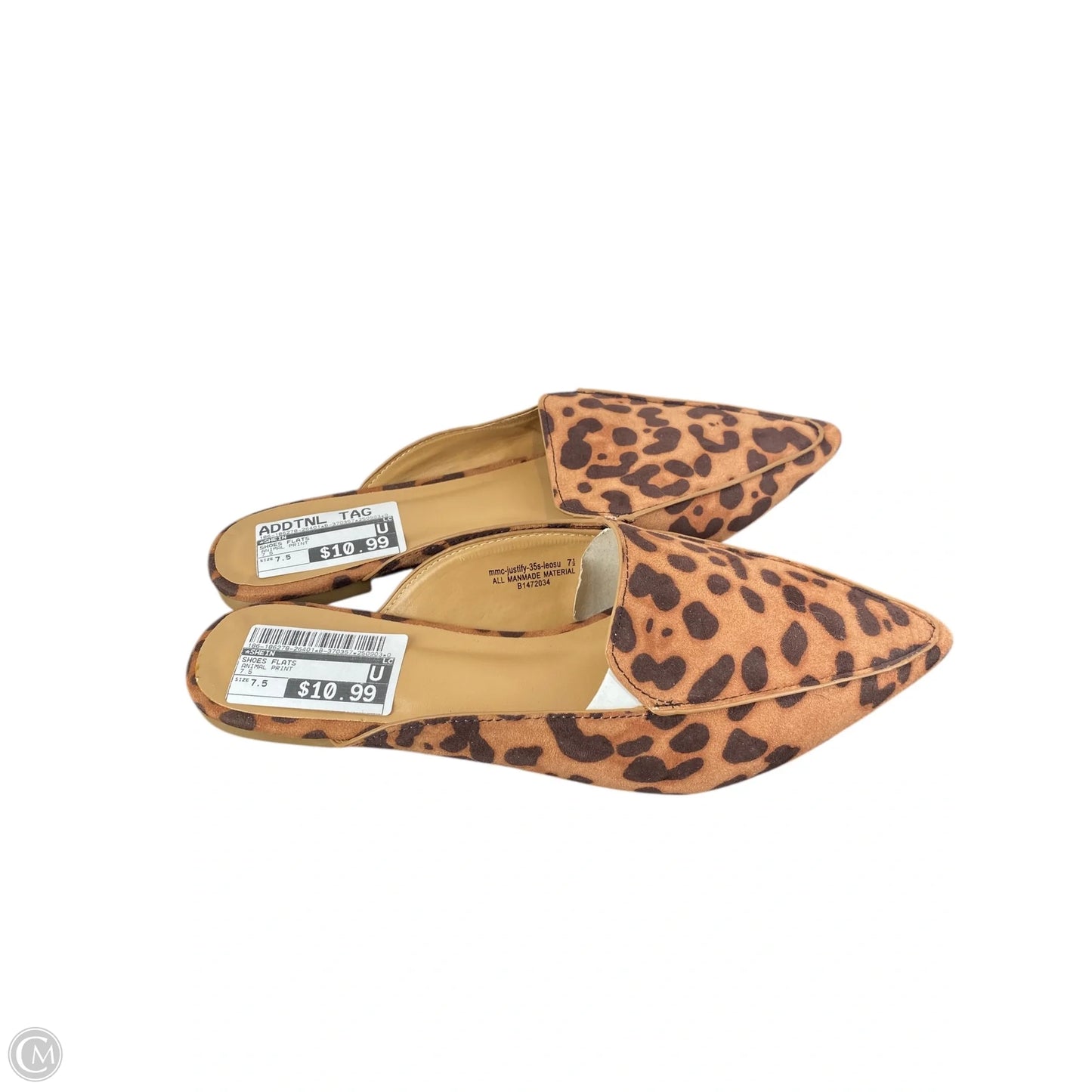 Shoes Flats By Shein In Animal Print, Size: 7.5